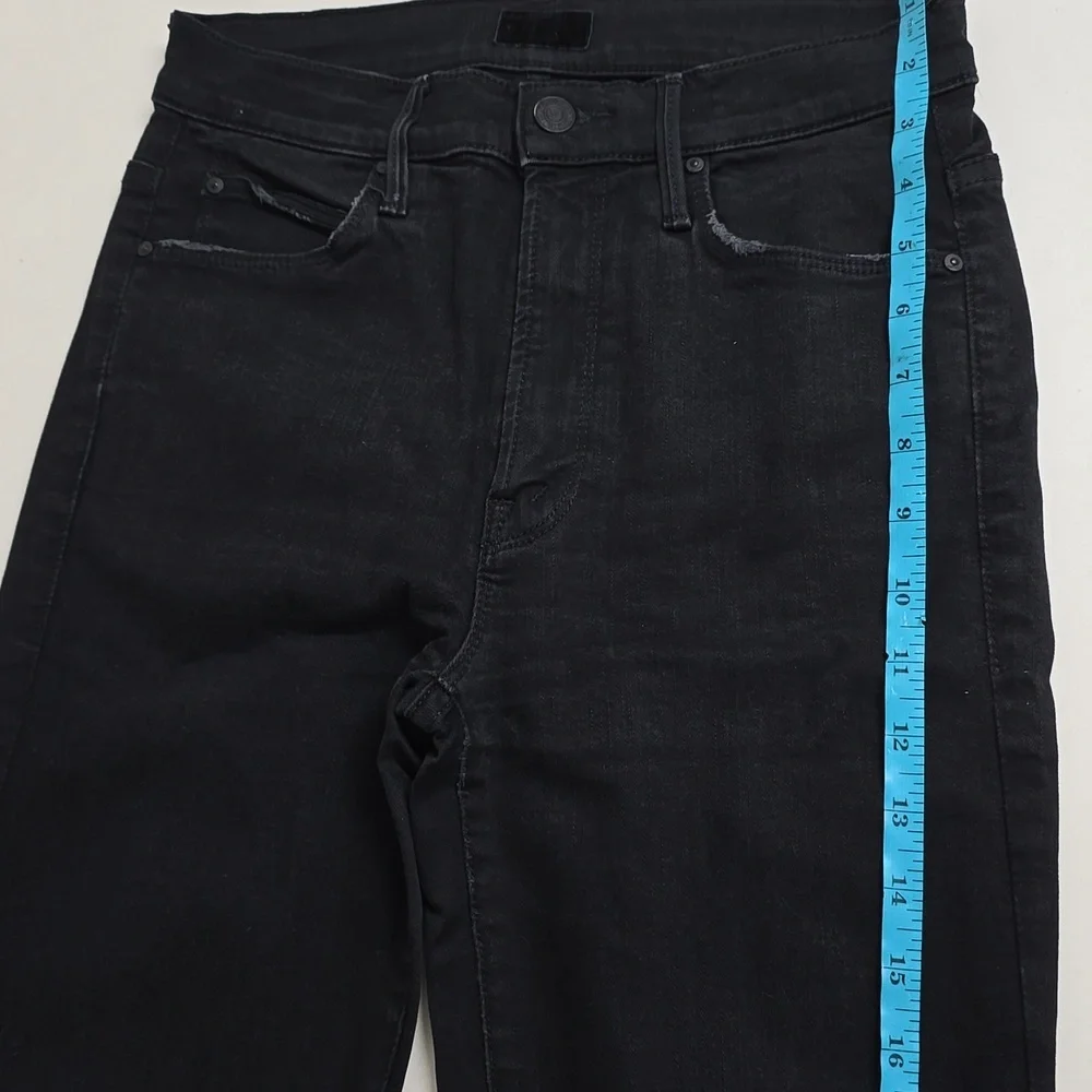 MOTHER The Stunner Double Zip Ankle Step Fray Jeans